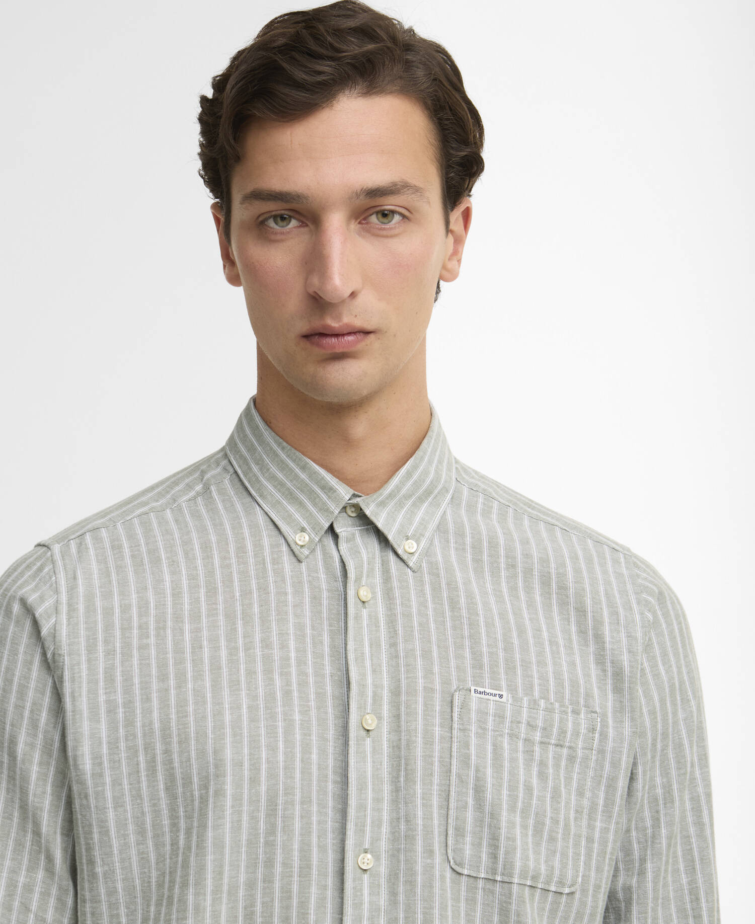 Nelson Striped Long-Sleeved Tailored Shirt image number 3