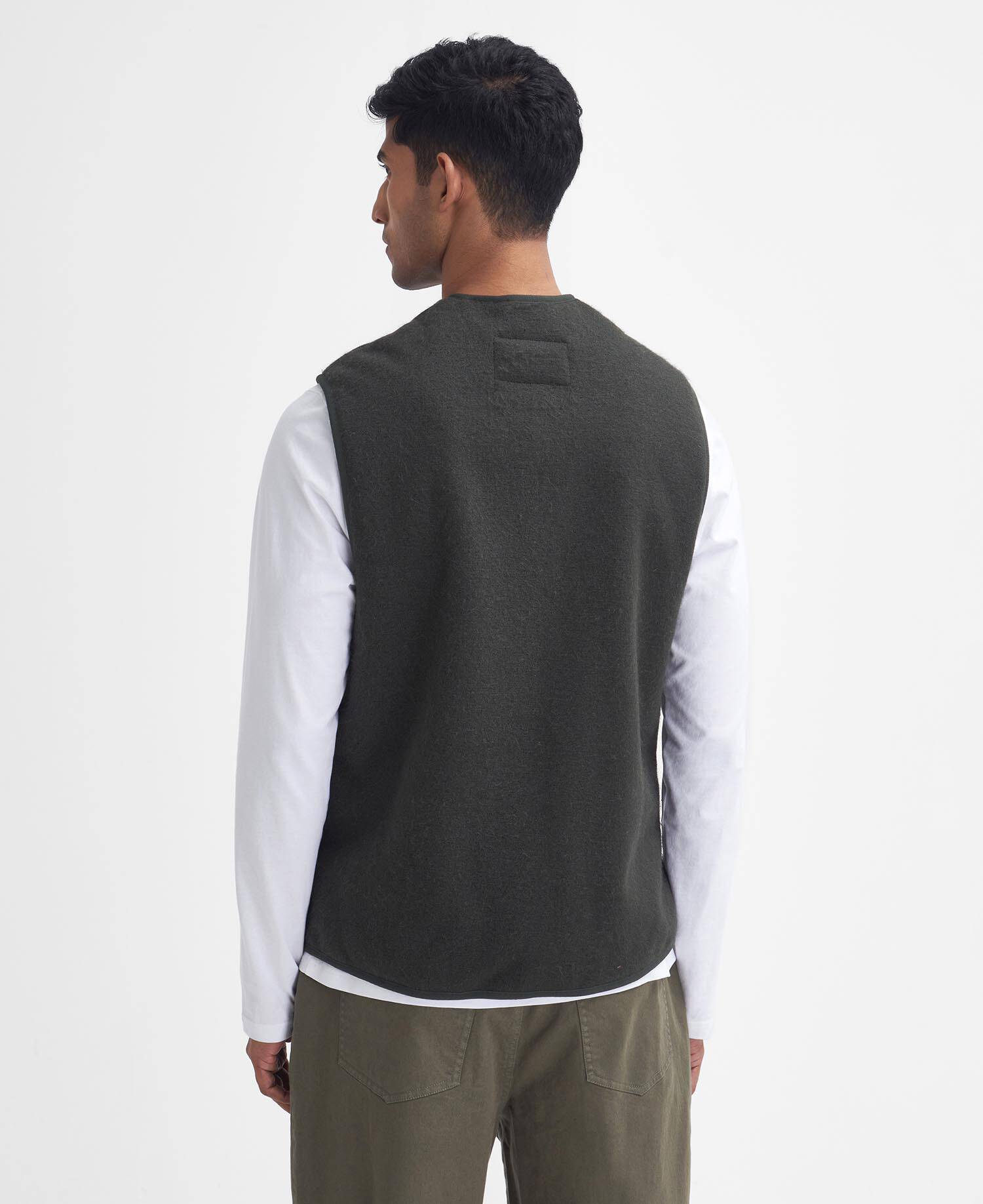 Gilet/fodera in pile caldo con cerniera image number 2