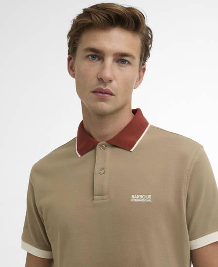 Howall Short-Sleeved Polo Shirt Coriander