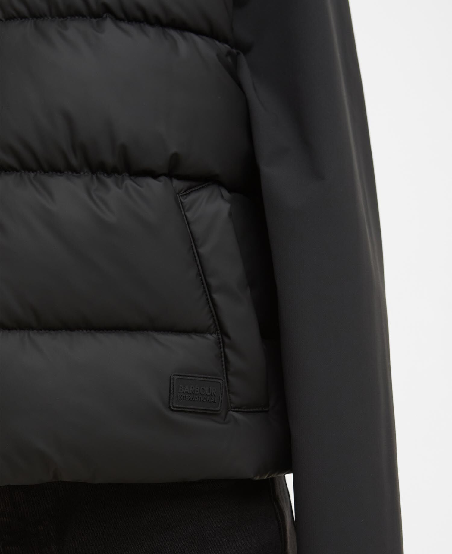 Phoenix Quilted Sweat Black