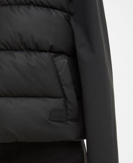 Phoenix Quilted Sweat Black