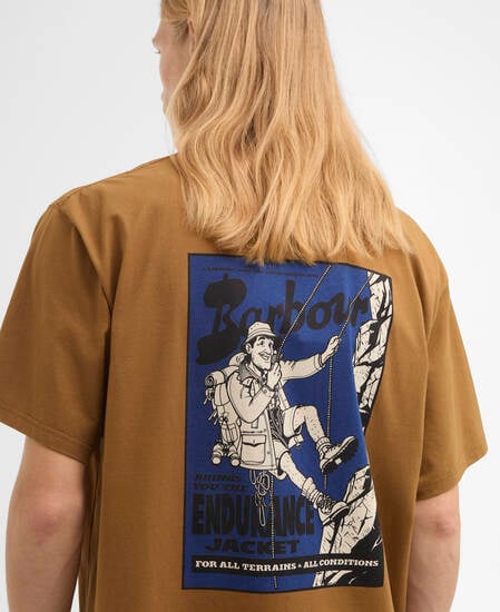 Terrain Oversized Graphic T-Shirt Breen