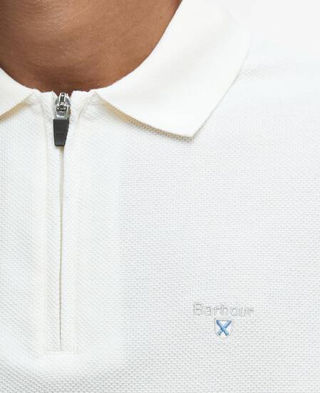 Wadworth Short-Sleeved Polo Shirt Whisper White
