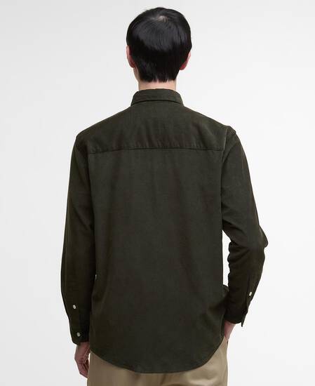 Ramsey Oversized Cord Shirt Forest