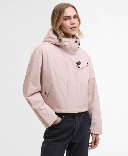 Atlanta Cropped Waterproof Jacket Rose Quartz