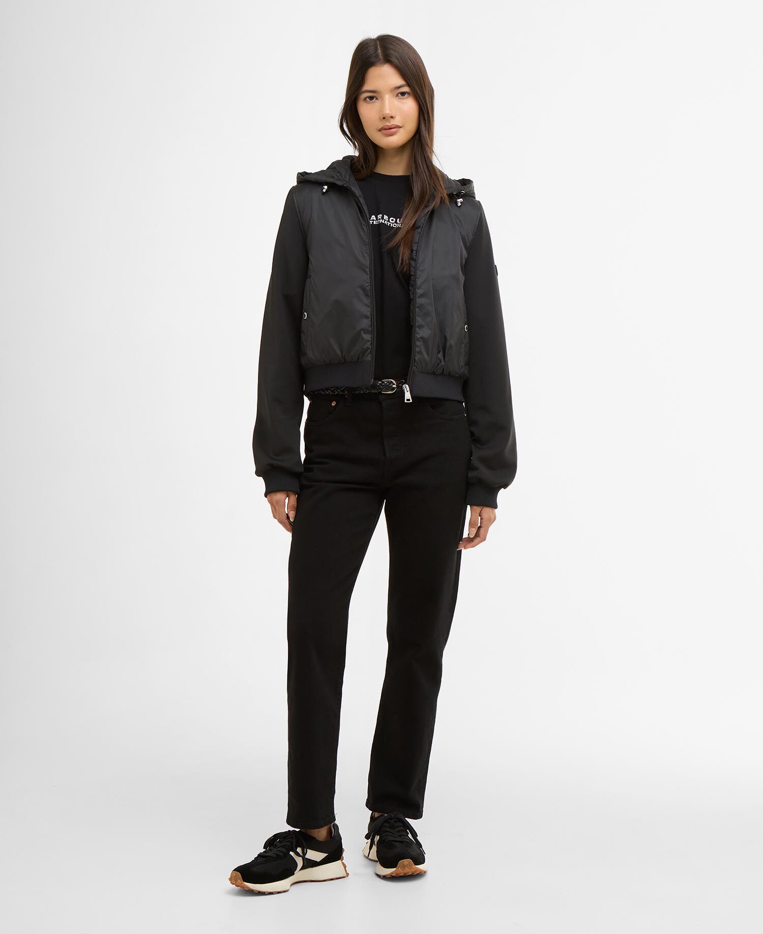 Equinox Quilted Sweatshirt Black