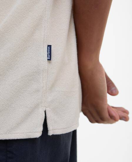 Rothbury Towelling Short-Sleeved Shirt Oatmeal