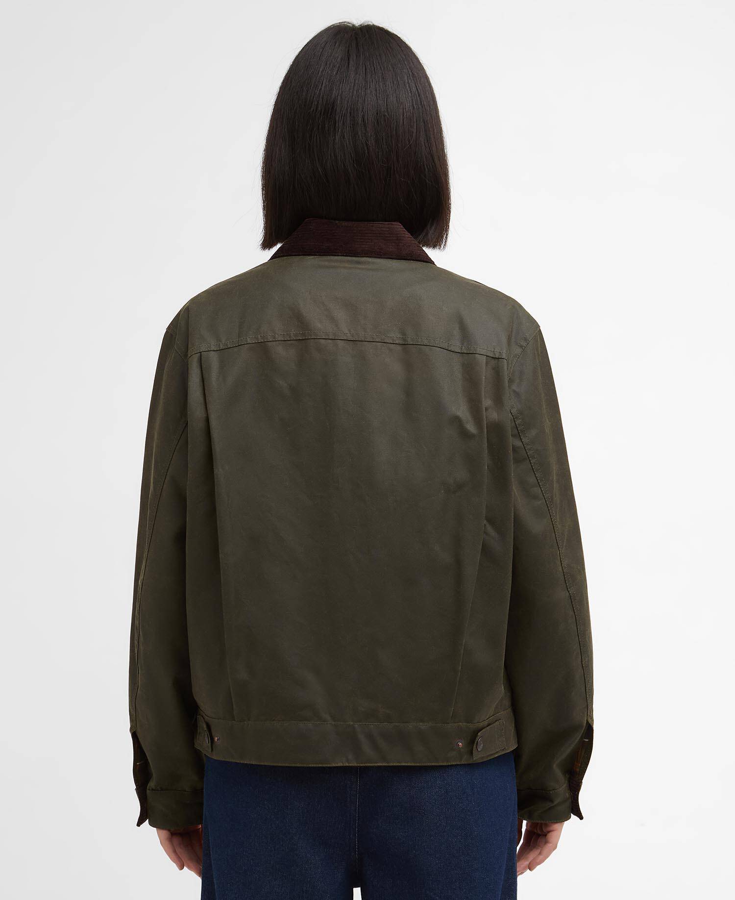 Barbour x Levi's Type II Waxed Jacket Archive Olive image number 6