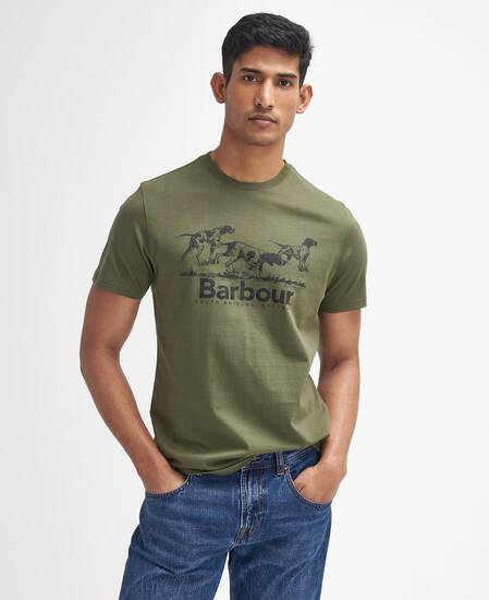 T-shirt con stampa Field Dog  T-shirt con stampa Field Dog