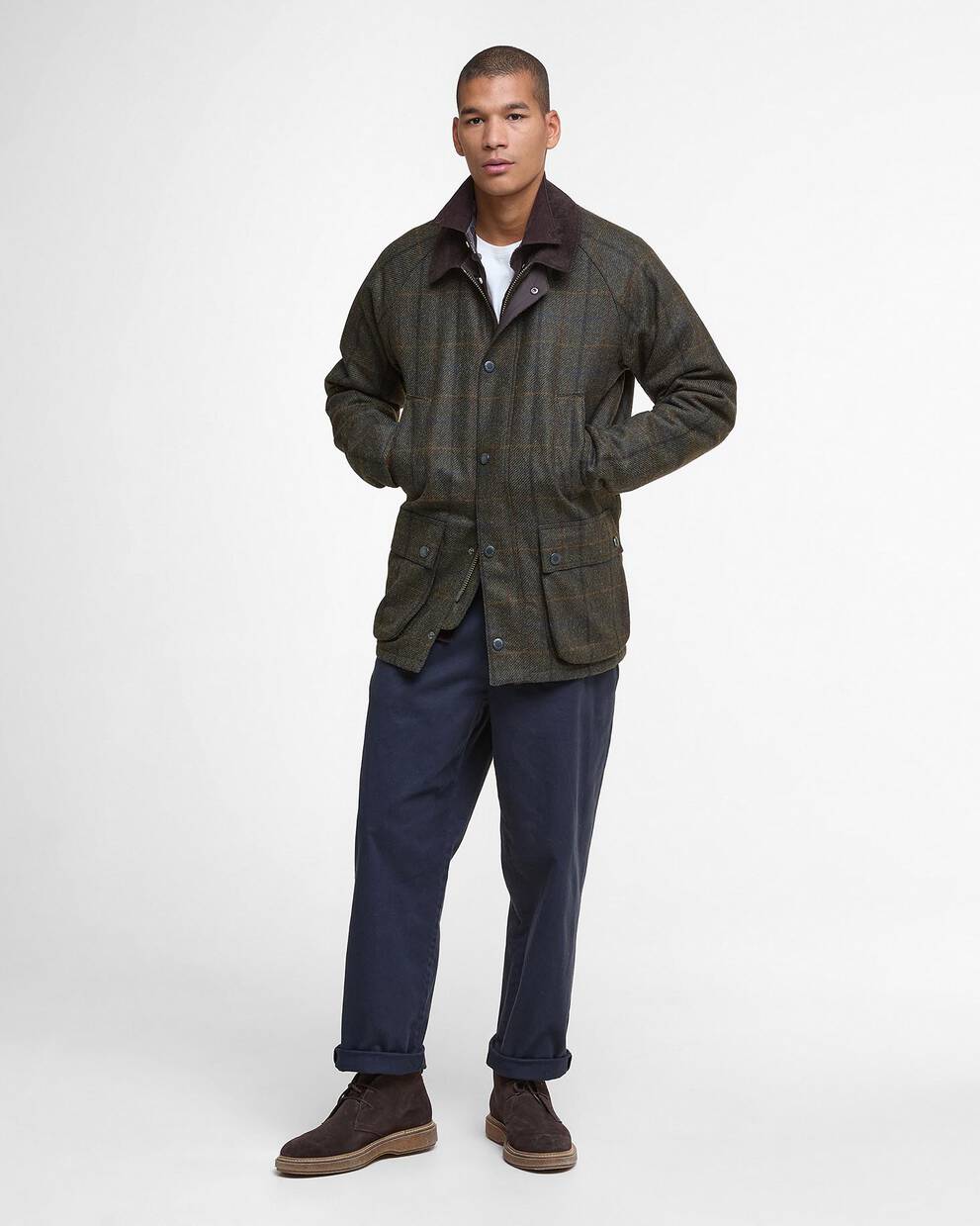 Bedale Check Wool Jacket