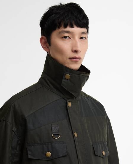 Barbour x Feng Chen Wang Porter Waxed Jacket Archive Olive