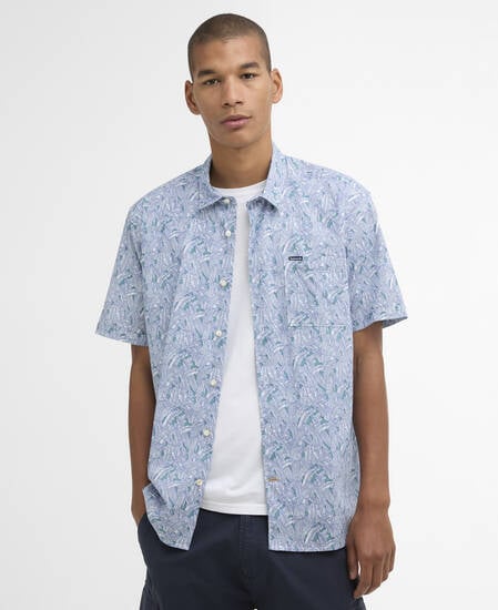 Kurzarmhemd Greatcroft Printed Blue