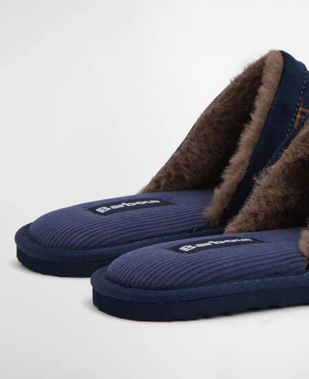 Everitt Tartan Slippers Winterberry Tartan