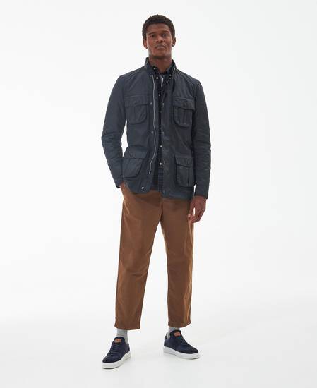Corbridge Waxed Jacket Navy-Classic