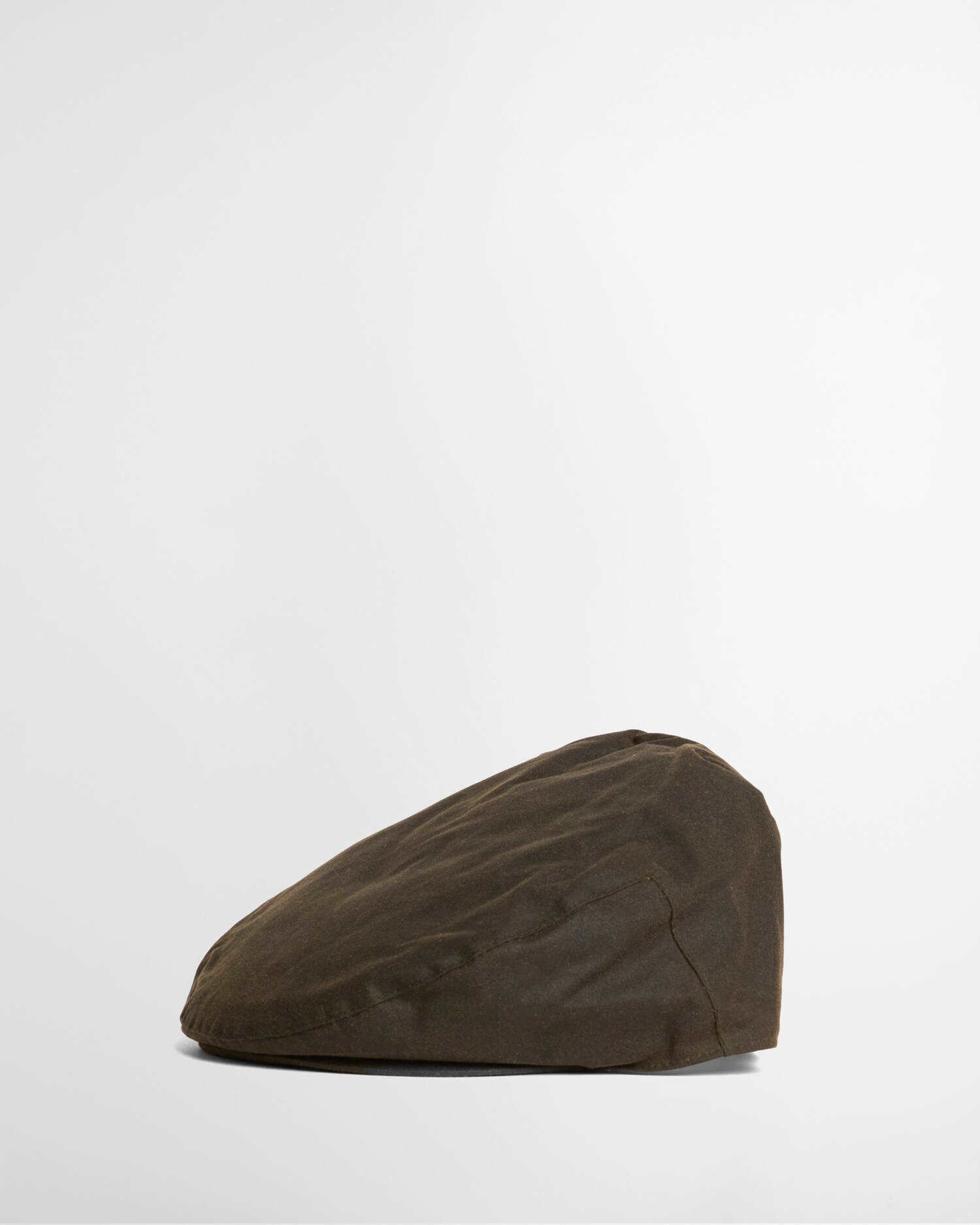 Waxed Flat Cap Olive image number 0
