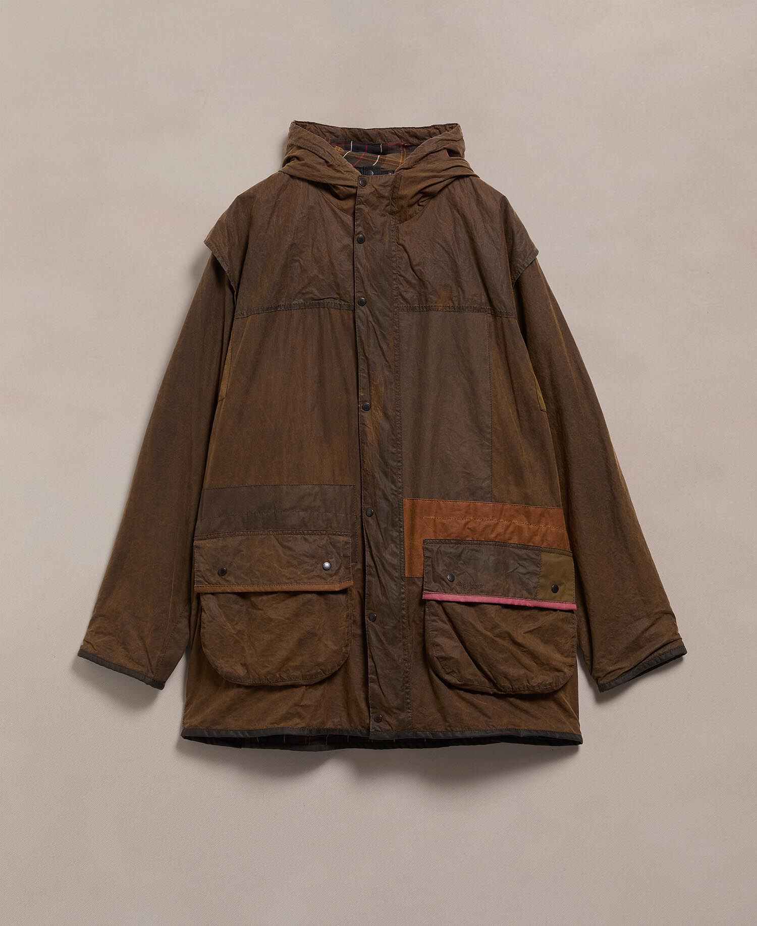 Barbour Re-loved Men's Durham Waxed Jacket - Size 42 Olive