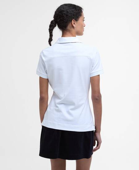 Portsdown Polo Shirt White/Hessian
