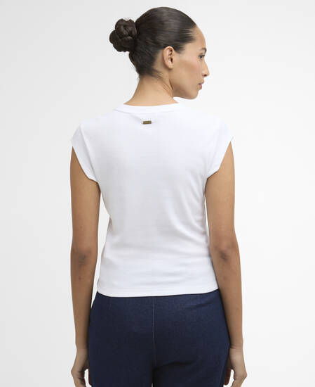T-shirt a coste Verona White