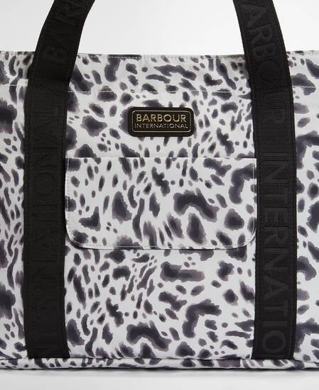 Boulevard Tote Bag Bio Ink Leopard Print