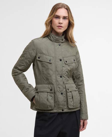 Halsey Quilted Jacket Dusky Khaki/Jasmine Halsey Quilted Jacket Dusky Khaki/Jasmine