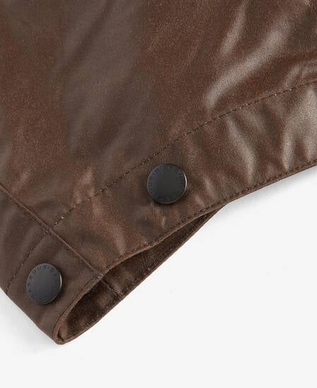 Waxed Cotton Hood Bark