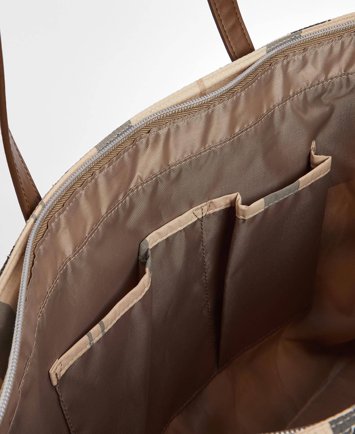 Wetherham Quilted Tartan Tote Bag image number 7