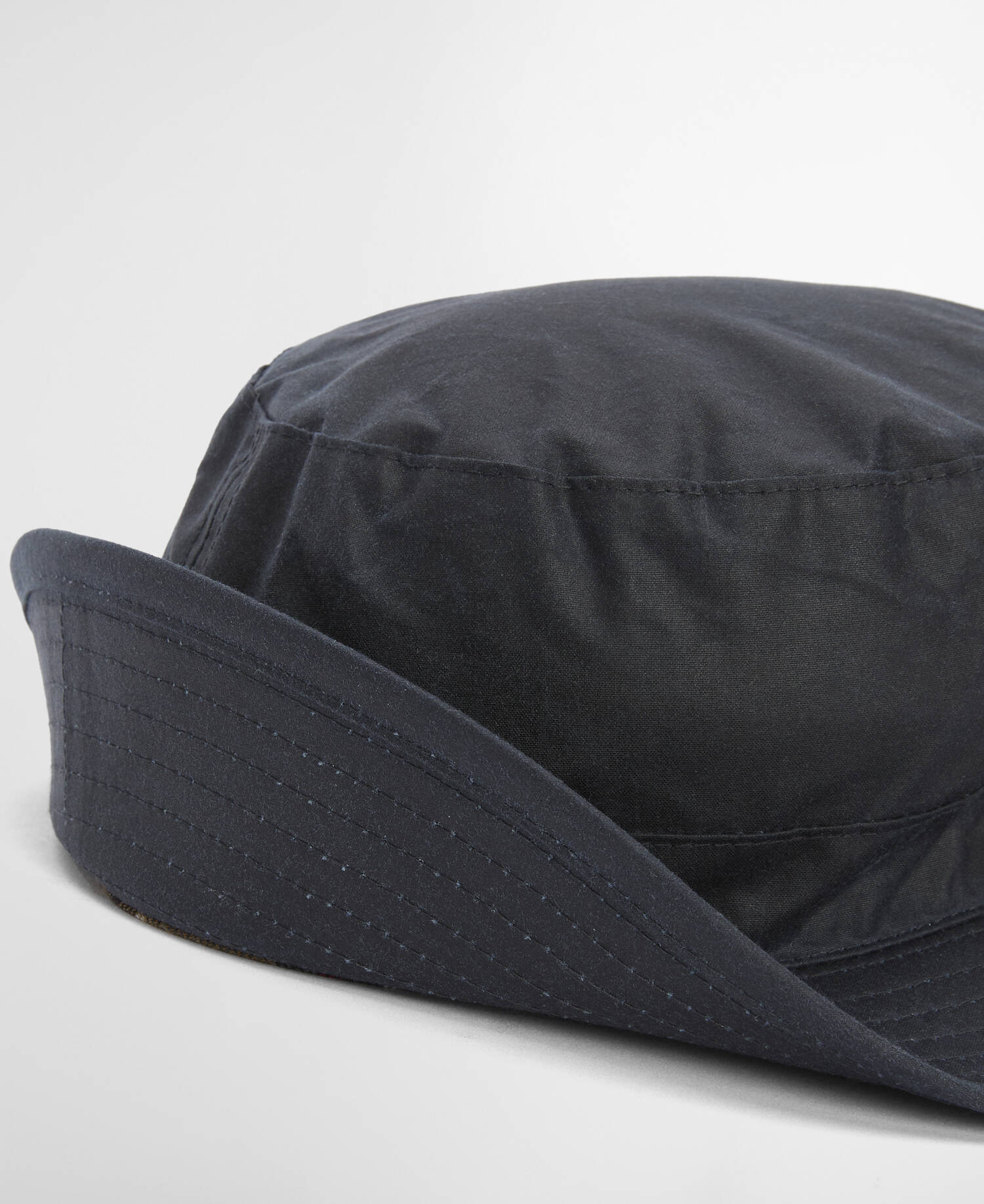 Waxed Bucket Hat Classic Navy image number 4