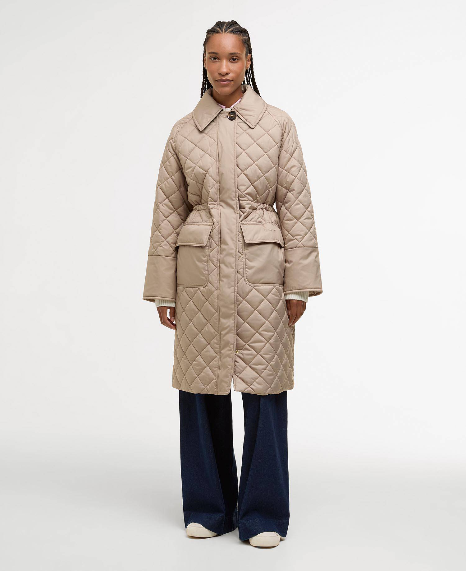Aishling Quilted Jacket Honey/Ancient Poplar image number 0