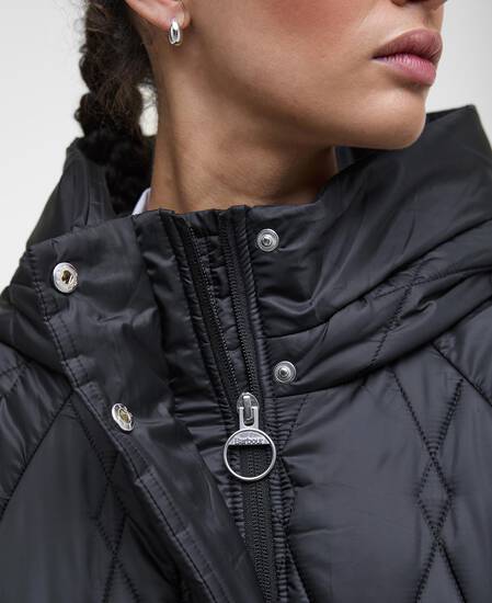 Giacca trapuntata Celine Black/Onyx Tartan Giacca trapuntata Celine Black/Onyx Tartan