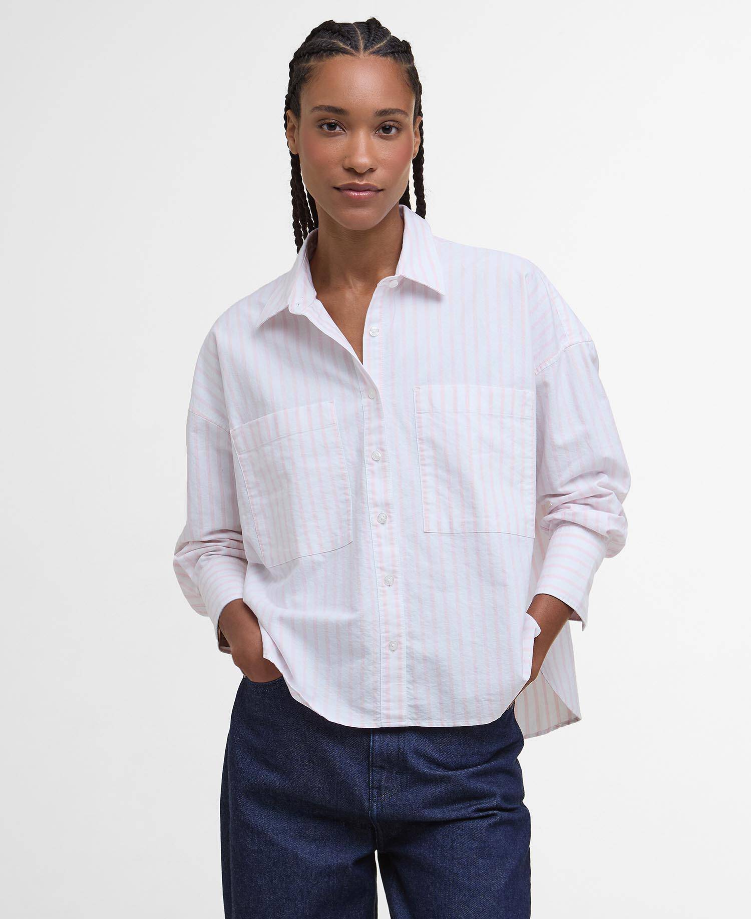 Camicia Lavensdale con motivo a righe dalla vestibilità comoda image number 0