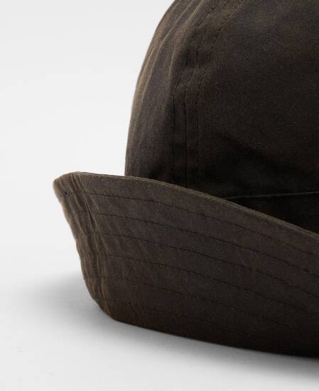 Transport Waxed Hat Olive
