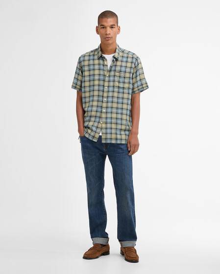 Midfield Tartan Regular Short-Sleeved Shirt Highland Loch Tartan