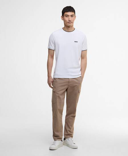 Seb Textured T-Shirt Optic White