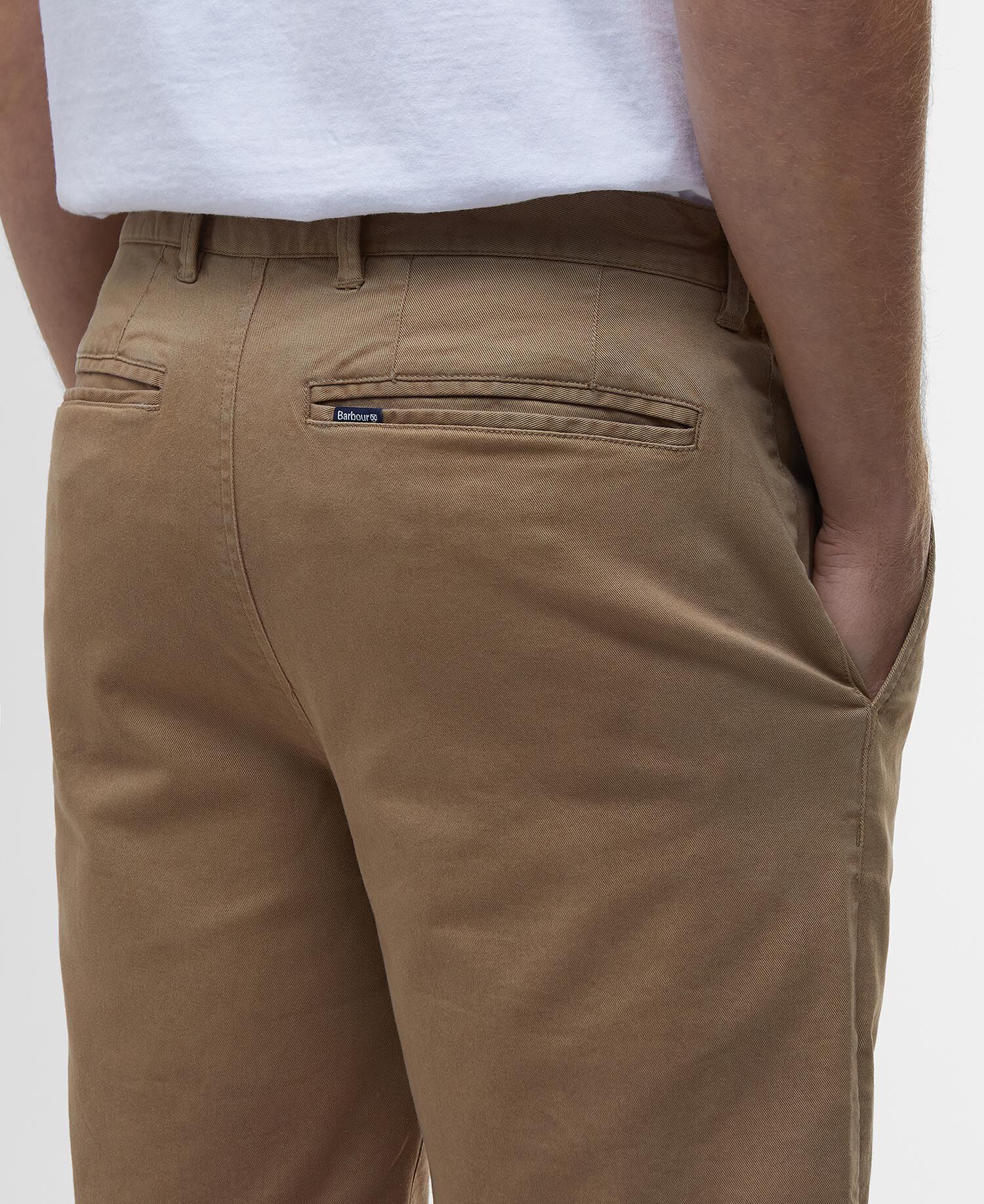 Washed Twill Chino Shorts Stone
