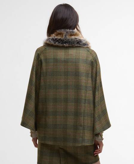 Mantella in lana Flax Lily Arabesque/Brown