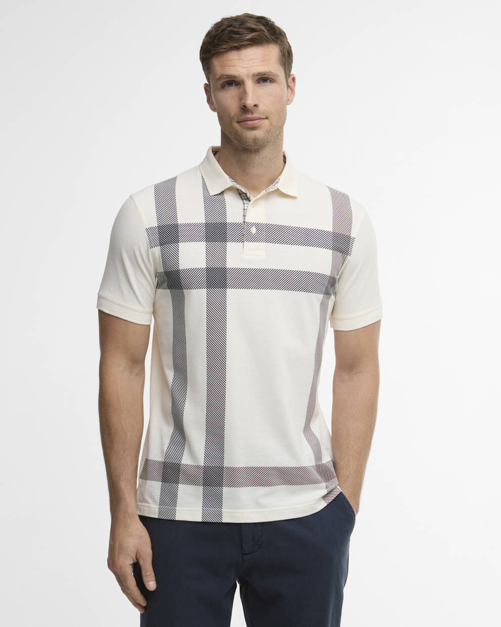 Blaine Tartan Short-Sleeved Polo Shirt