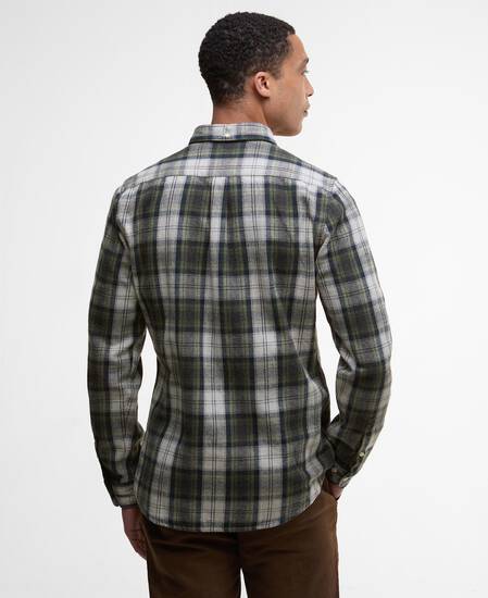 Sillwith Tailored Long-Sleeved Shirt Navy