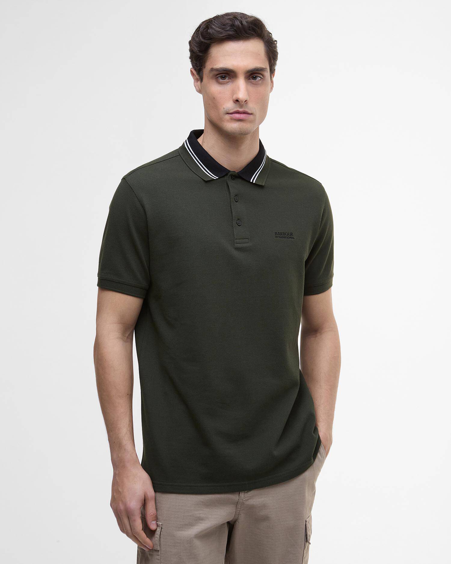 Bruce Tipped Polo Shirt image number 0