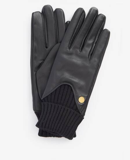 Deanna Leather Gloves Classic Black