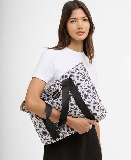 Boulevard Tote Bag Bio Ink Leopard Print