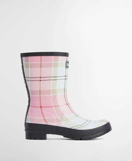 Banbury Wellington Boots Cherry Blossom Tartan