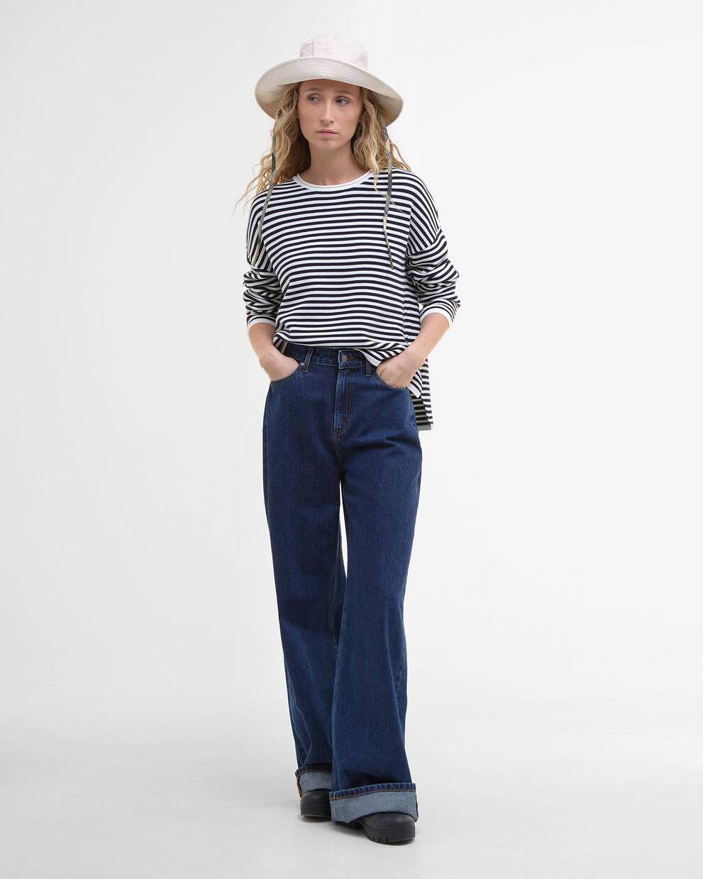 Marine Striped Crew Neck Jumper