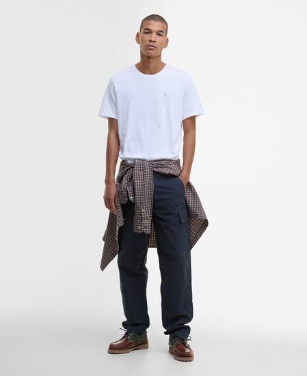 Tartan Sports T-Shirt Classic White