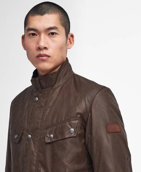 Duke Waxed Jacket Bark