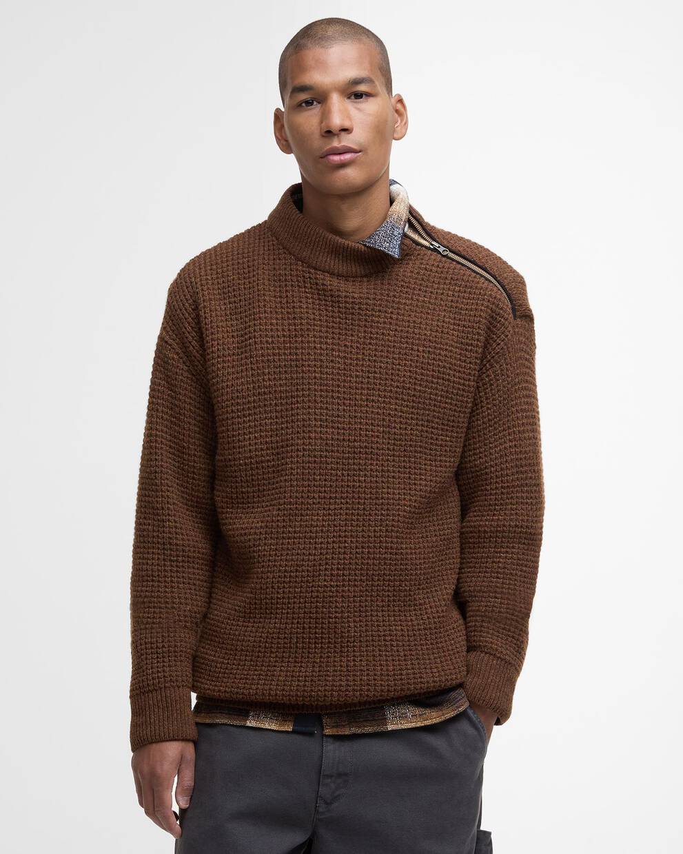 Maglione lavorato texturizzato Gearstone