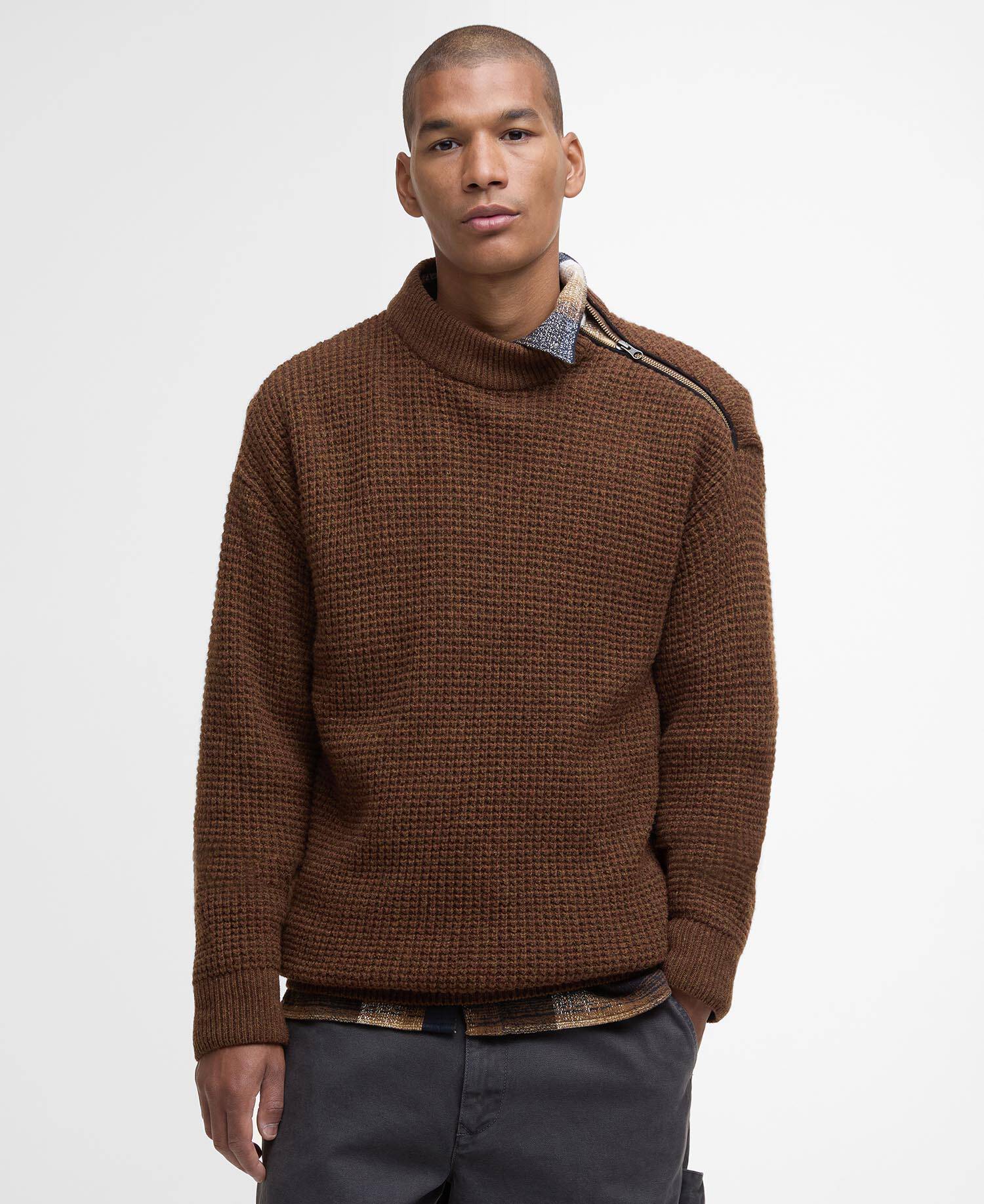Gearstone Textured Knit Umber image number 0