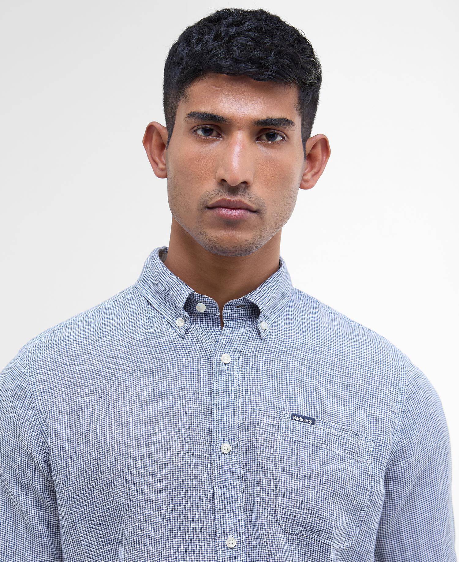 Linton Tailored Long-Sleeved Shirt Classic Navy image number 3