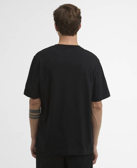 T-shirt Theo con logo Black