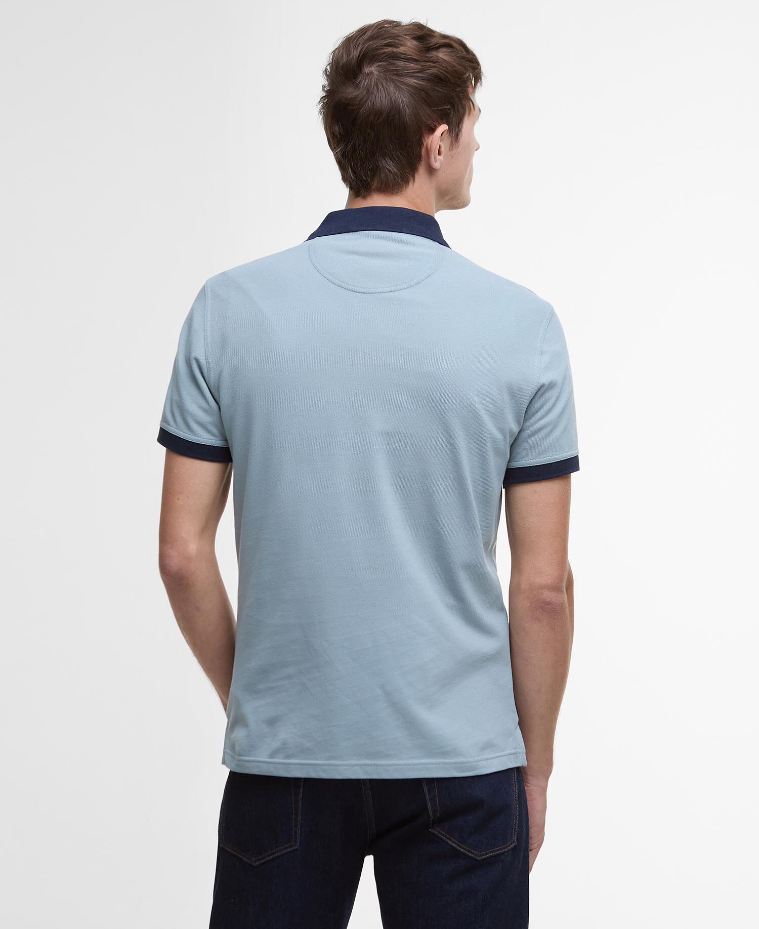 Lynmouth Tipped Polo Shirt Lead