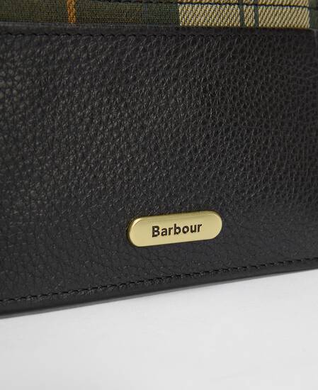 Alder Leather Card Holder Black/Ancient